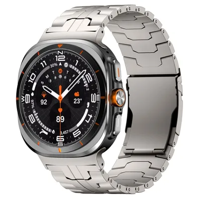 Produktbild von Pre Samsung Galaxy Watch Ultra 47 mm Tri korálky Kovový náramok Titán