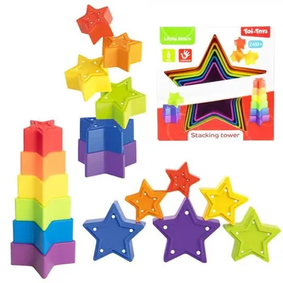 Produktbild von Baby Stapelturm Stern 6 Stk