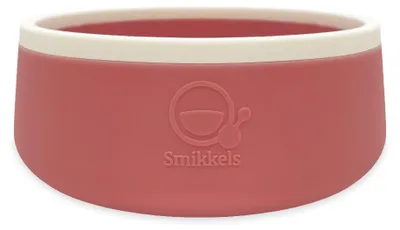 Image de Smikkels Silicone Bol pour enfant rose - Vaisselle pour bébés et enfants