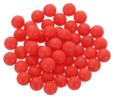 Lagerkugeln 7 mm, PP-Kunststoff, rot, 100 Stück
