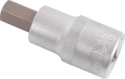 Image de BGS 4255 Embout de 12,5 (1/2), 6 pans creux, 53 mm de long, 10 mm