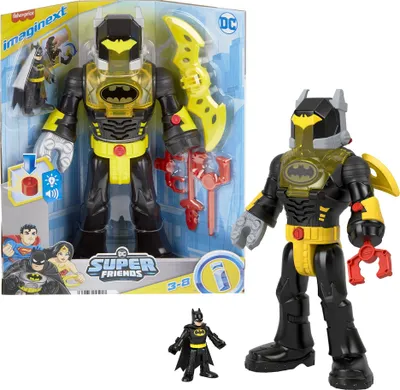 Produktbild von Fisher Price Friends Batman Dc Super Insider Und Exosuit Figur Gelb Gelb One Size