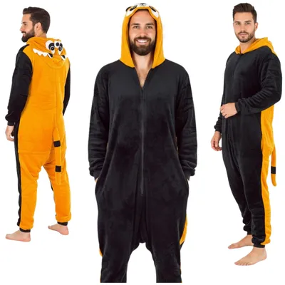 Produktbild von ZOLTA Warmer Damenpyjama Panda, kleines Geschenk, Kigurumi-Einteiler, bequem, XL