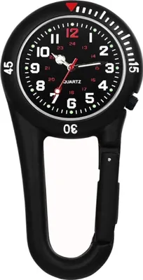 Produktbild von Taschenuhr mit Karabiner Befestigung Leuchtendes Gesicht Analog Quarz Uhr für Ärzte Krankenschwestern Sanitäter Köche Ideal für Zuhause