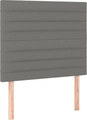 Zdjęcie produktu dla Zagłówek ciemnoszary 90x5x118/128 cm tkanina
