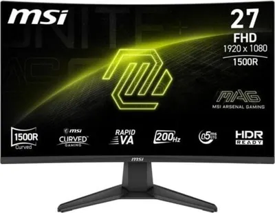 Obrázok produktu pre MSI MAG 276CF E20, 68,6 cm (27"), 1920 x 1080 px, Full HD, LCD, 0,5 ms, Čierna