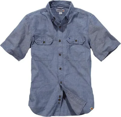 Produktbild von Carhartt s/s fort solid shirt S200, Farbe:denim blue chambray, Größe:S
