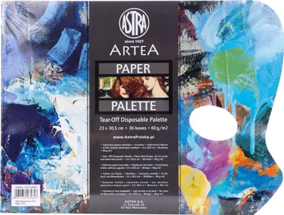Immagine prodotto di Tavolozza per pittura in carta 23x30,5 cm 36ark 60g Astra