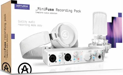 Zdjęcie produktu dla Arturia MiniFuse Recording Pack White