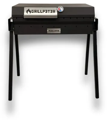 Produktbild von Mangal 5mm Bulat 70 Schaschlikgrill mit Grilldeckel schwarz