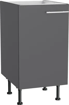 Produktbild von Optifit Spülenschrank Ingvar420 BxTxH 45 x 58,4 x 87 cm anthrazit matt zerlegt Anschlag reversibel KFIN SPL456-8+