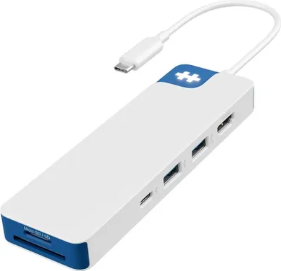 Produktbild von D TARGUS HyperDrive Flex 8 Port USB-C Hub Blue