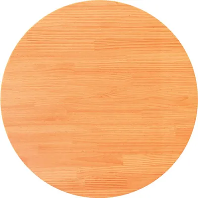 Immagine prodotto di Piano del tavolo rotondo marrone cera Ø80x2,5 cm in legno di pino massiccio