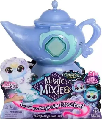Obrázok produktu pre Moose Tm Toys Magic Mixies Starlight Magic Džinová Lampa Interaktívna plyšová hračka modrá