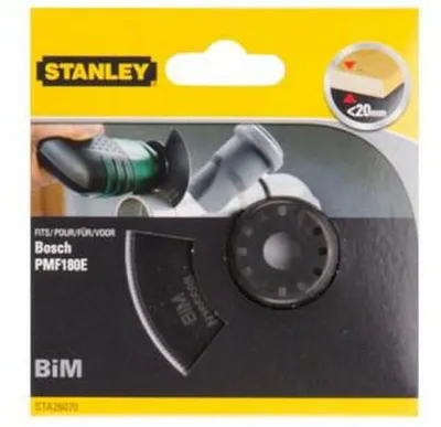 STANLEY Segment-Sägeblatt BIM 85 mm für verschiedene Materialien