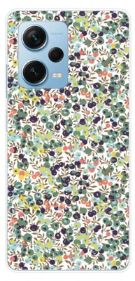 Image de 1001Coques - Coque silicone compatible avec Xiaomi Redmi Note 12 Pro Plus - Motif liberty wiltshire vert - Design original imprimé en France