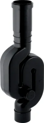 Produktbild von Geberit GE PE Regenrohrsiphon, mit Reinigungsöffnung, d 50mm, d 110mm, 367813, 1 Stk.