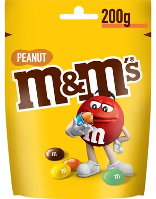 Produktbild von M&M's Erdnuss Schokolade 200g – Knackige Erdnüsse in Milchschokolade Snack