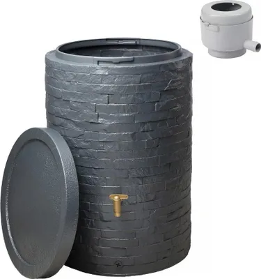 Image de Kit cuve ARRONDO 250 L Gris graphite - Ø 65 x 93 cm