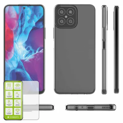 Immagine prodotto di Per Honor X8 Custodia in silicone + H9 Vetro Custodia del telefono cellulare Custodia Cover Protezione