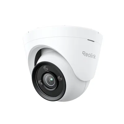 A white Reolink CX820 4K 8MP ColorX Dome PoE security camera is shown against a white background.