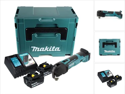 Obrázok produktu pre Makita DTM 51 RGJ Akumulátorový oscilátor 18 V + 2x akumulátor 6,0 Ah + nabíjačka + Makpac