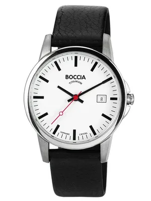 Produktbild von Boccia 3625-05 Damen-Armbanduhr, Titan-Gehäuse, Leder-Armband
