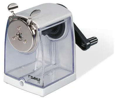 Produktbild von Dahle Bleistiftspitzmaschine 77 aus Metall, grau, für 12 mm Stifte