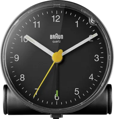 Produktbild von Braun BC01 - Wecker - rund - Quarz - Schreibtisch - Schwarz