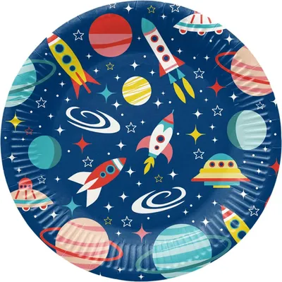 Obrázek produktu pro Jednorázový talíř PAW Space, Ø 23 cm, 8 kusů