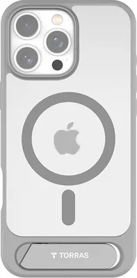 Produktbild von Torras Pstand Series Hülle für iPhone 16 Pro Max, grau