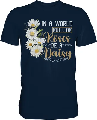 Produktbild von Gänseblümchen Shirt Garten Gänseblumen Spruch Gärtner T-Shirt – Navy / M