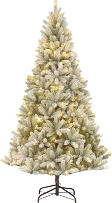 Produktbild von Black Box Trees Nagoya Weihnachtsbaum mit LED - Weihnachten Dekoration mit Timer und Dimmer - Weihnachtsdeko mit 1448 Zweigen - Künstlicher Baum mit Scharnierkonstruktion - H210 x Ø115 cm - Grün