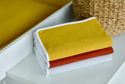 Produktbild von KraftKids Wickelunterlage Doppelkrepp Gelb Mustard