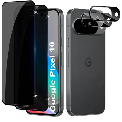 Produktbild von 2X Schutzglas für Google Pixel 10 Sichtschutz Panzerglas Privacy Panzerfolie Display Kamera 9H