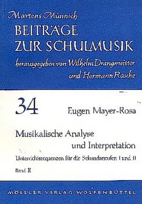 Immagine prodotto di Musikalische Analyse und Interpretation