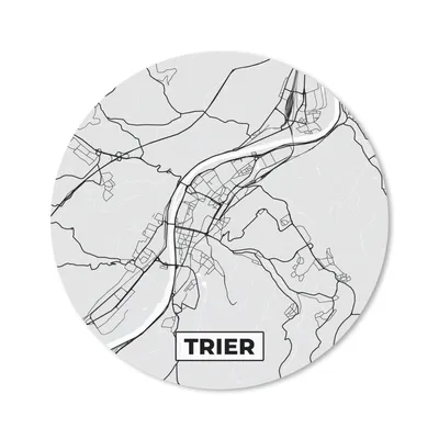 Produktbild von MuchoWow® Mauspad Mousepad Karte - Stadtplan - Deutschland - Trier- Karte 40x40 cm - Mousepads - Maus Mat - Pad - Mausunterlage - Schreibtisch Accessoires