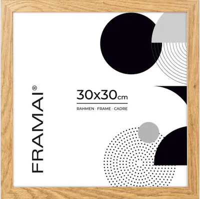 A product shot of a picture frame with abstract graphics.