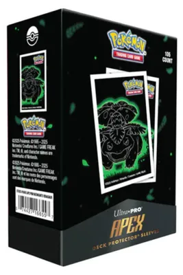 Immagine prodotto di Ultra Pro - Buste protettive Neon Kanto APEX Deck Protector Sleeves Bisaflor (105 pezzi)