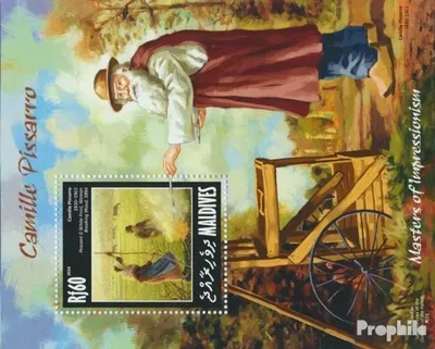 Produktbild von Briefmarken Malediven 2014 Mi Block 686 (kompl. Ausg.) postfrisch Camille Pissarro