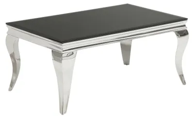 Obrázek produktu pro Moderní konferenční stolek Barock 100 cm černý