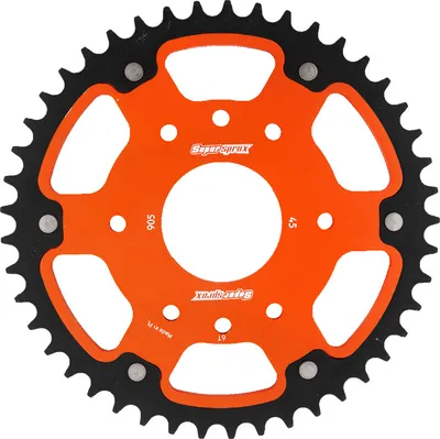 Produktbild von Supersprox Stealth-Kettenrad 520 - 45Z (orange) RST-905:45-ORG|ID 63,0 LK 110,0 8-Loch