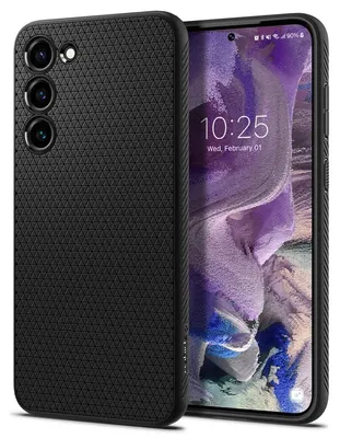 Produktbild von Spigen Liquid Air, Cover, Samsung, Galaxy S23, 15,5 cm (6.1"), Schwarz