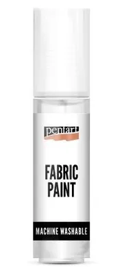 Obrázek produktu pro Barva na světlý a tmavý textil PENTART 20 ml BÍLÁ