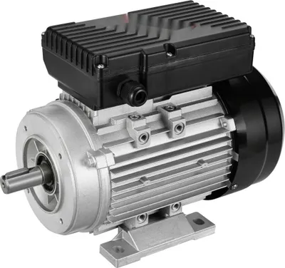 Image de Moteur électrique 0,75 kW - 1400 tr/min - AC 220-240V - 5,45 A - monophasé - arbre cannelé 19 mm - moteur haute performance