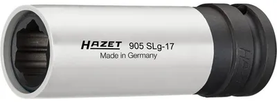 Produktbild von Steckschlüssel 905SLG-17, 1/2" (weiß, mit farbiger Hülse, für Alu-Felgen, 17mm)