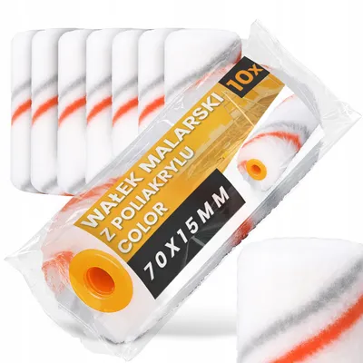 Produktbild von TRCR Ersatzrollen Farbwalze 7 cm Poliakryl 10 Stück