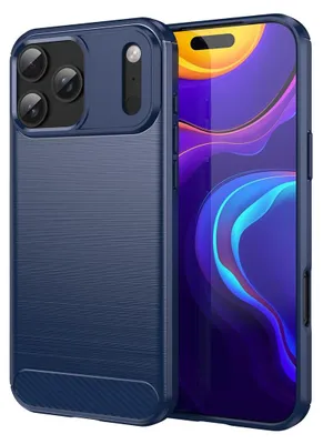 Produktbild von König Design Hülle kompatibel mit Kunststoff Soft Handyhülle - Handy Case Blau