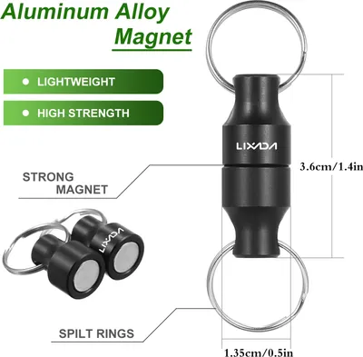 Zdjęcie produktu dla Wędkarski uchwyt magnetyczny 6.6lb Aluminiowy stop Wędkarski uchwyt magnetyczny