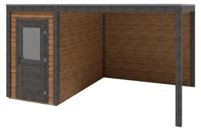 Immagine prodotto di Casetta da giardino in legno Veya 4.56x3.09 m - 14.09 m2 - 28 mm - impregnata